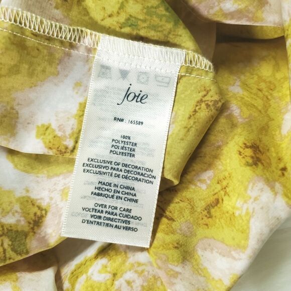 Joie Lightweight Sleeveless Blouse Women's Size Medium 100% Polyester - Picture 4 of 5